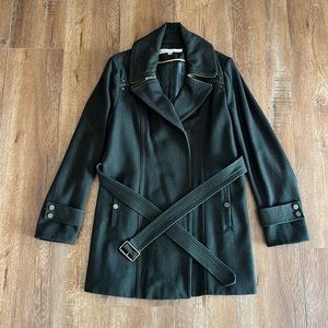 Kenneth Cole Sage Green Peacoat Sz 12